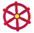 Mini Ship's Wheel - Red
