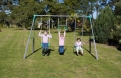 SportsLife Fun 3 Unit Swing Set 