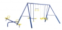 Action 4 Unit Swing Set with Seesaw and Foam