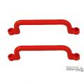 Long Plastic Handle Grip RED 32 cm