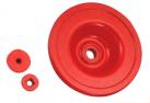 Offset aluminium steering wheel- RED